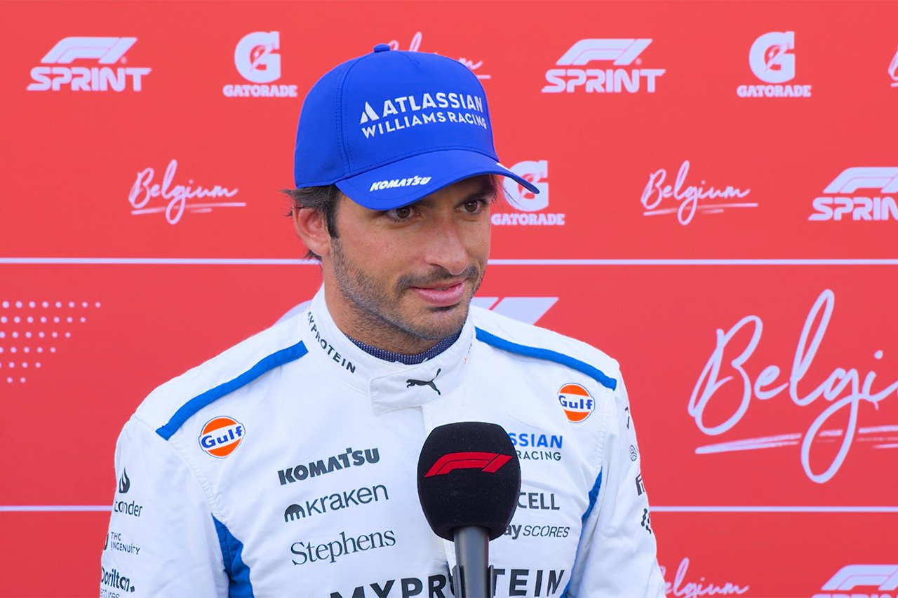 カルロス・サインツJr. F1ベルギーGP スプリント予選「うまく立て直して6番手」