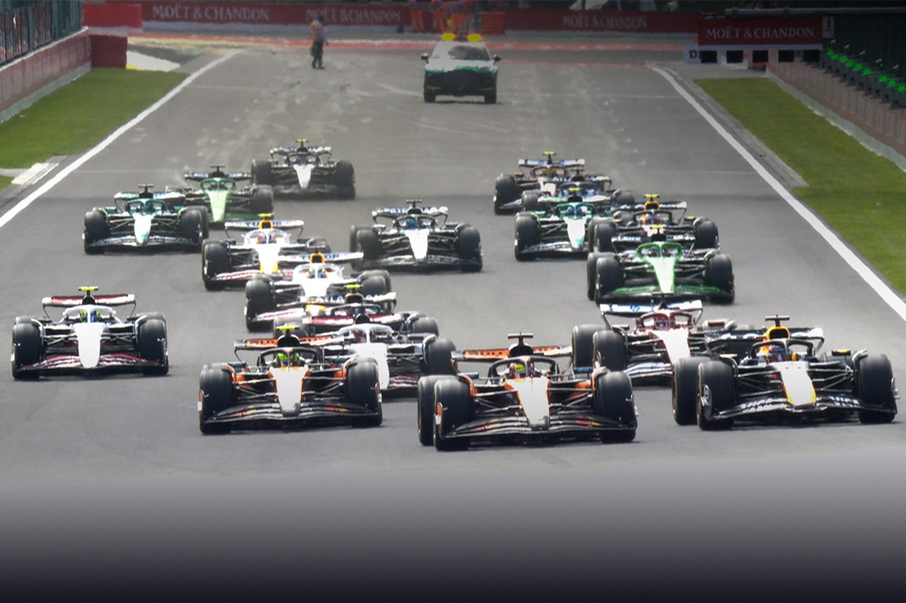 2025年F1 ベルギーGP スプリント：スタート動画