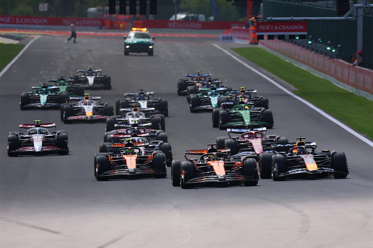 角田裕毅は11位 … F1ベルギーGP スプリント：結果・タイムシート