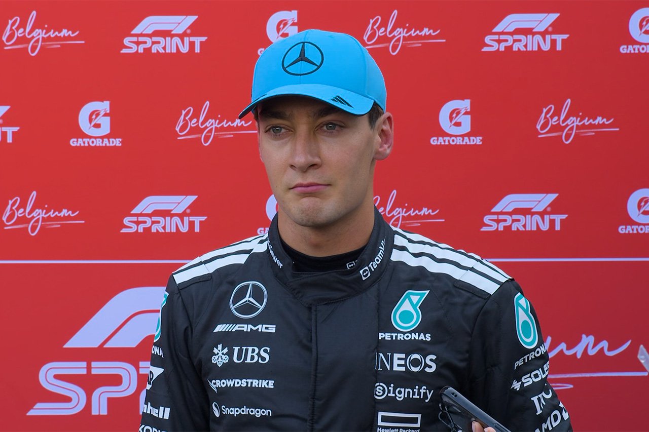 ジョージ・ラッセル F1ベルギーGP スプリント予選「キミのスピンが影響」