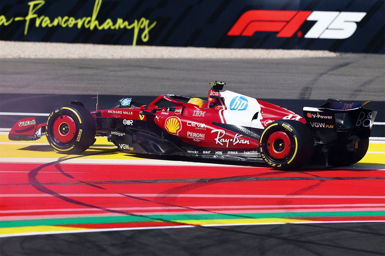 ルイス・ハミルトン（スクーデリア・フェラーリ） F1 ベルギーグランプリ