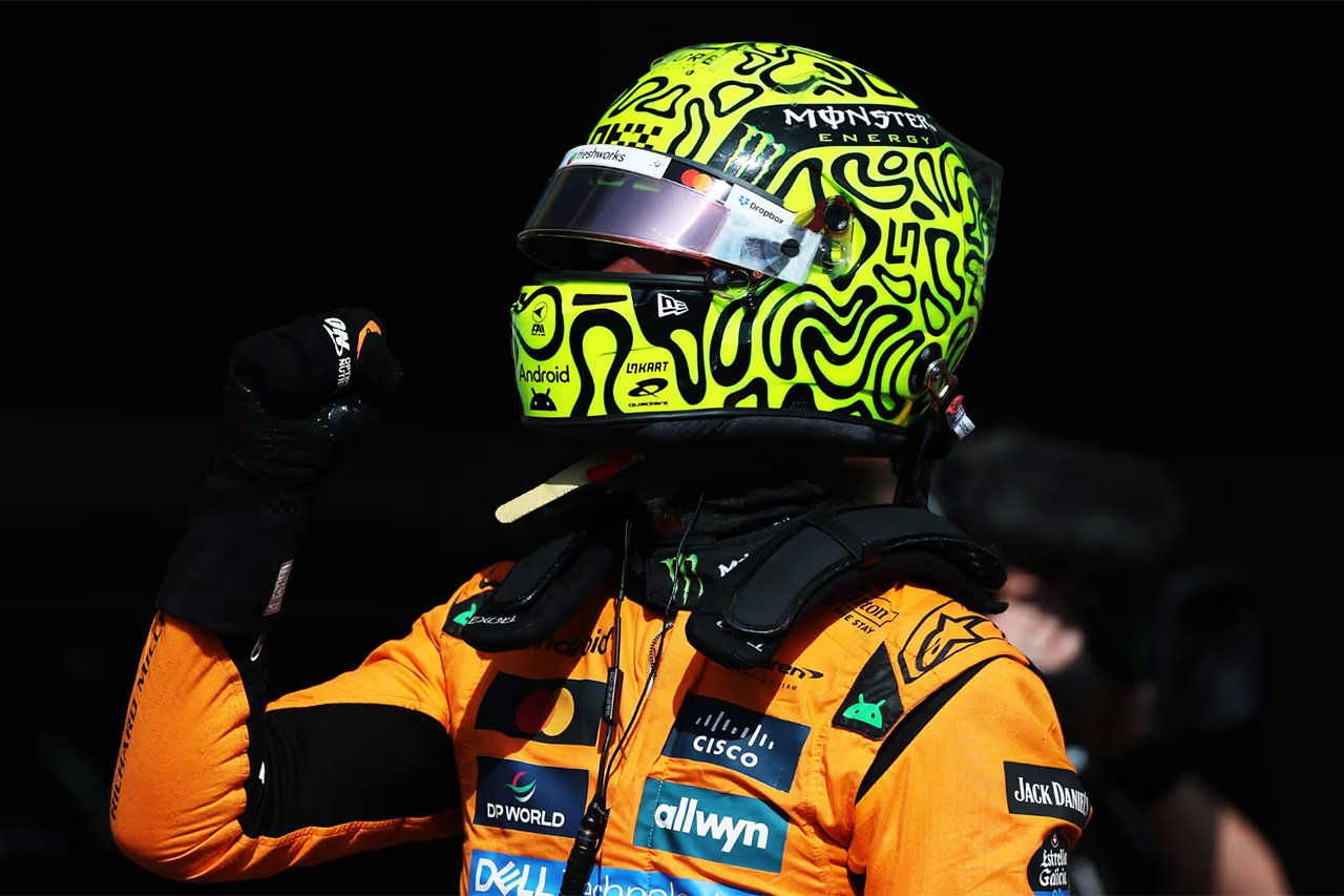 F1ベルギーGP 予選:ランド・ノリス今季4度目のポール獲得 角田裕毅7番手