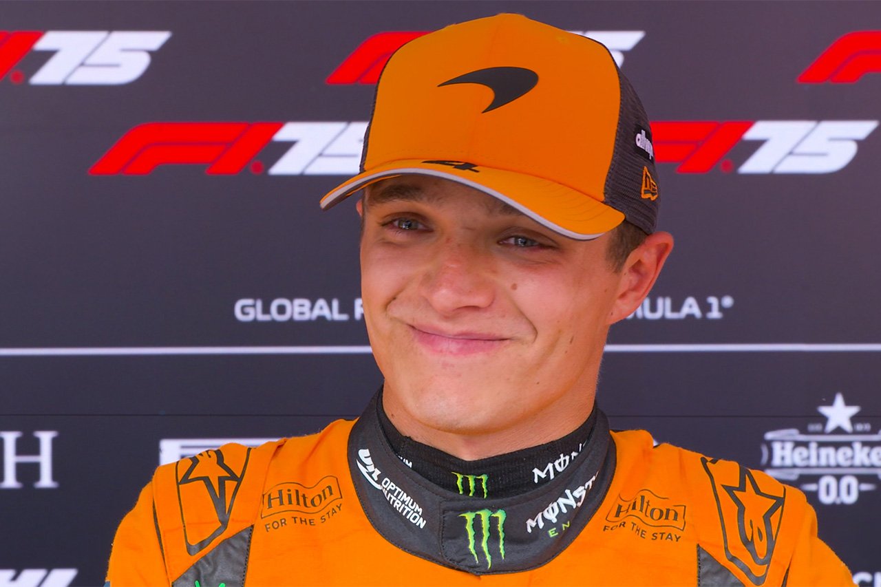 ランド・ノリス F1ベルギーGP予選でポール「作り話ばかりの批判にはうんざり」
