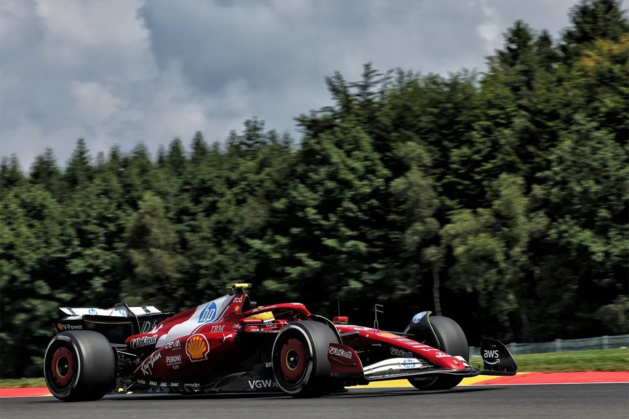 ルイス・ハミルトン(スクーデリア・フェラーリ) ベルギーGP F1
