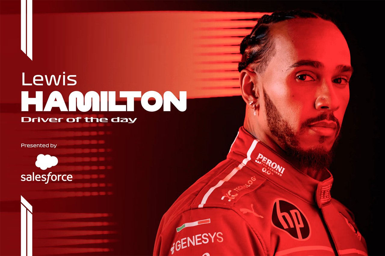 2025年F1 ベルギーGP：ルイス・ハミルトンがDRIVER OF THE DAY