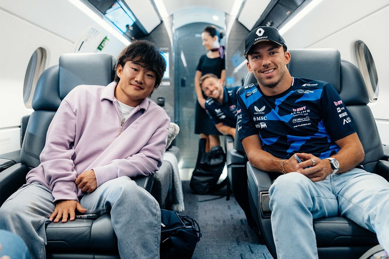 角田裕毅 F1ベルギーGP後のピエール・ガスリーとの“気まずい帰路”が話題