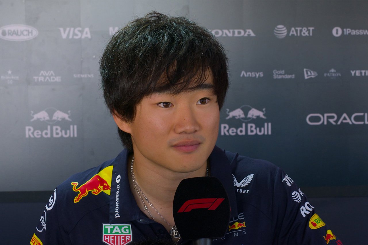 角田裕毅 F1木曜会見「ポイントを取れた時だけ飲める特別なドリンクがある」