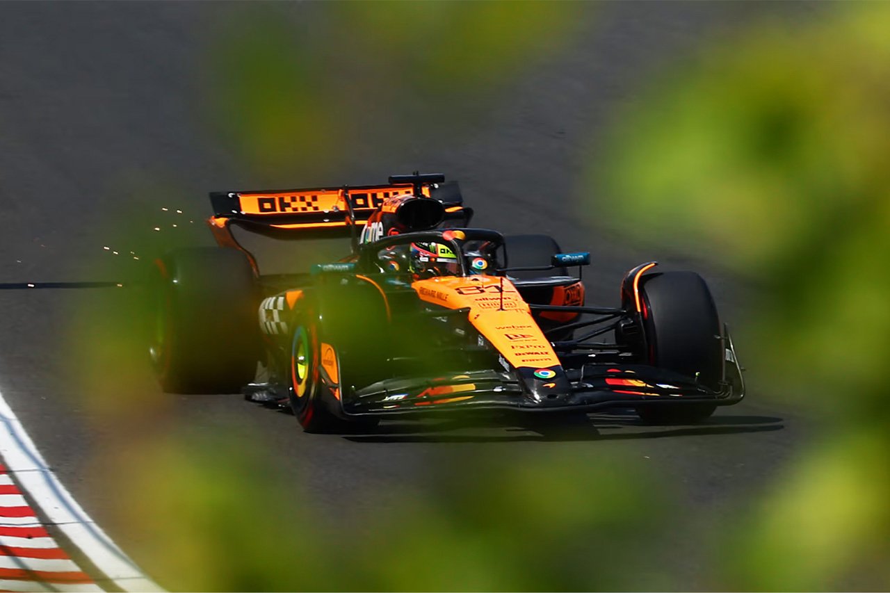 F1ハンガリーGP FP3:ピアストリ首位でマクラーレンが1-2 角田裕毅19番手