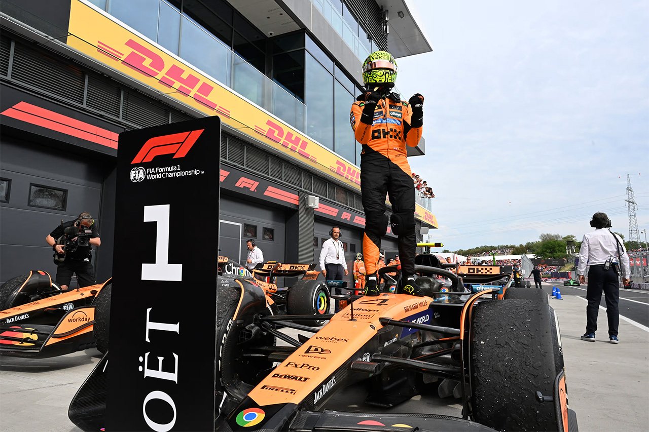 2025年F1ハンガリーGP決勝 FACTS AND STATS:マクラーレンが通算200勝
