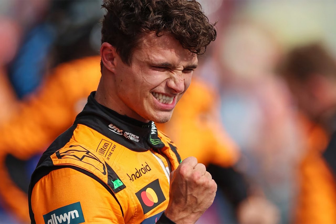F1ハンガリーGP決勝:ランド・ノリスがピアストリとの接戦を制し今季5勝目 角田裕毅は17位