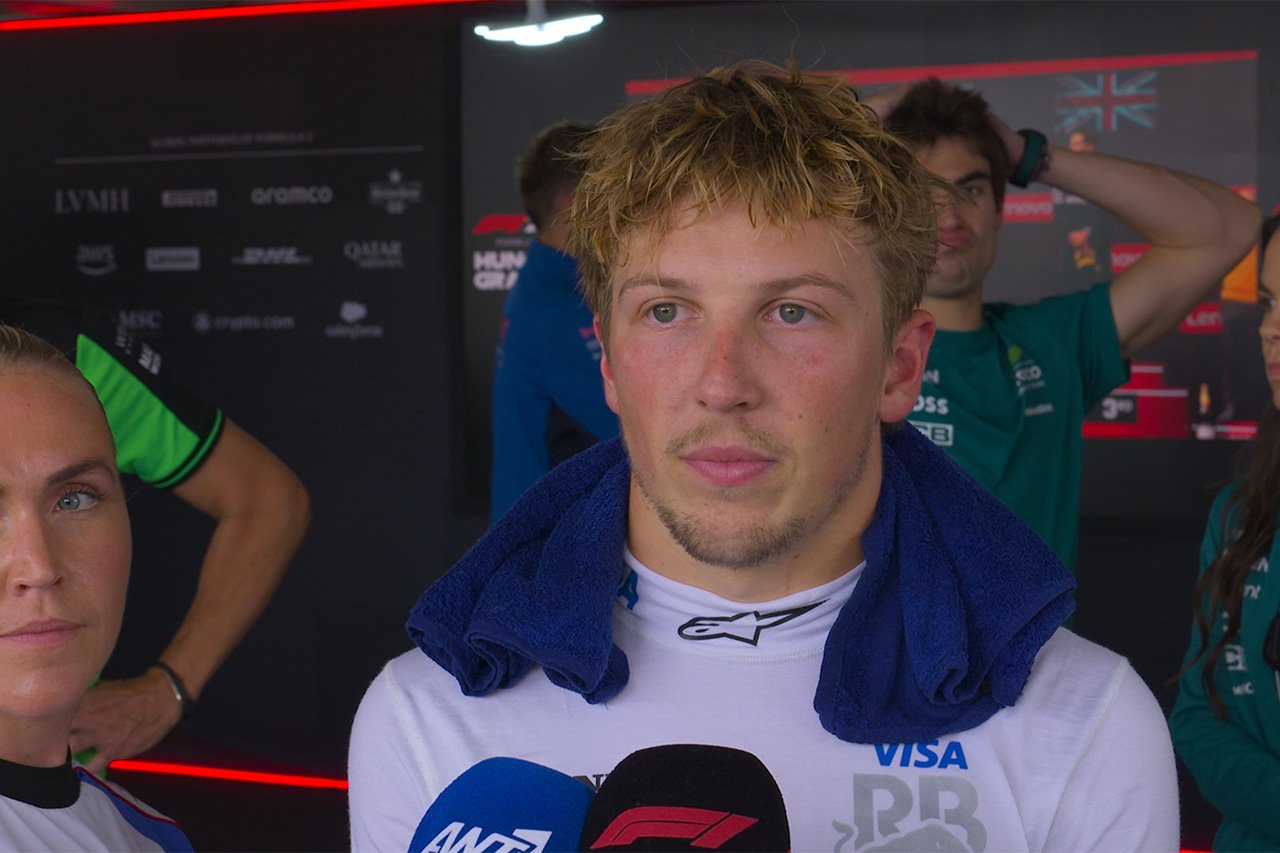 リアム・ローソン F1ハンガリーGP決勝「マックスを抑えて結果を出せた」
