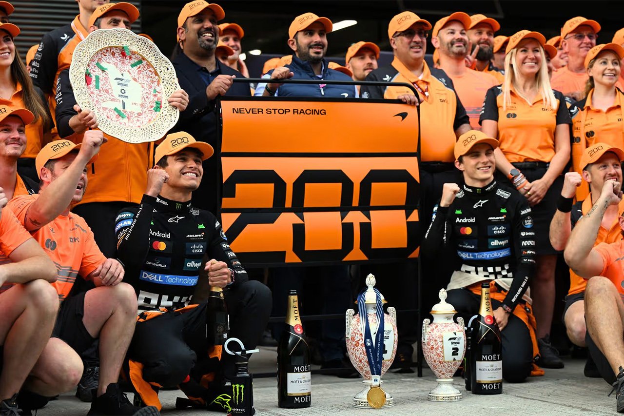 マクラーレンF1、1-2フィニッシュで通算200勝目「完璧に近いパフォーマンスだった」