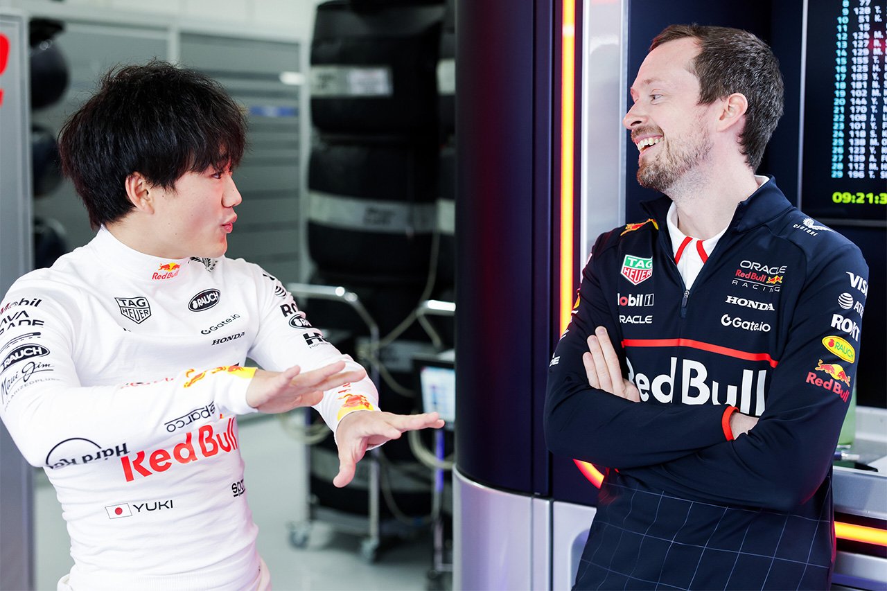 角田裕毅 レッドブルF1担当エンジニアとの無線が噛み合わず苦戦