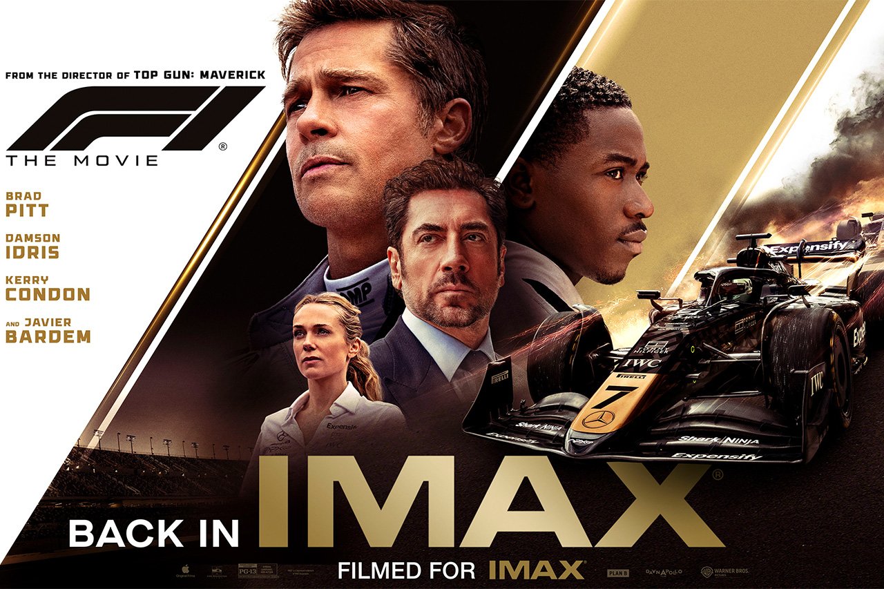 映画『F1/エフワン』 IMAX期間限定再上映決定 日本興収19億円を突破!