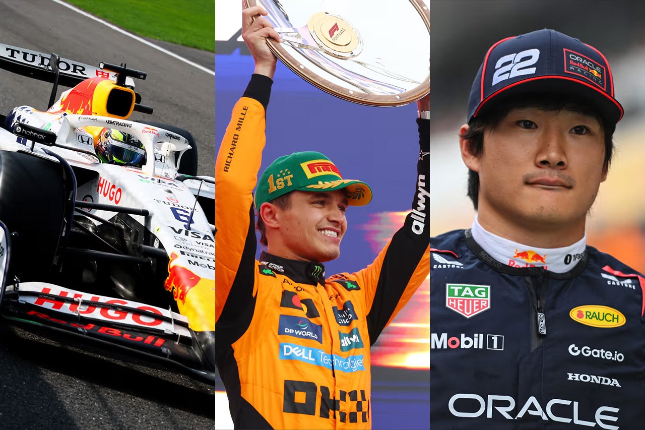 F1 2025年シーズン前半戦を総括：：角田裕毅、注目の新人、王座争い