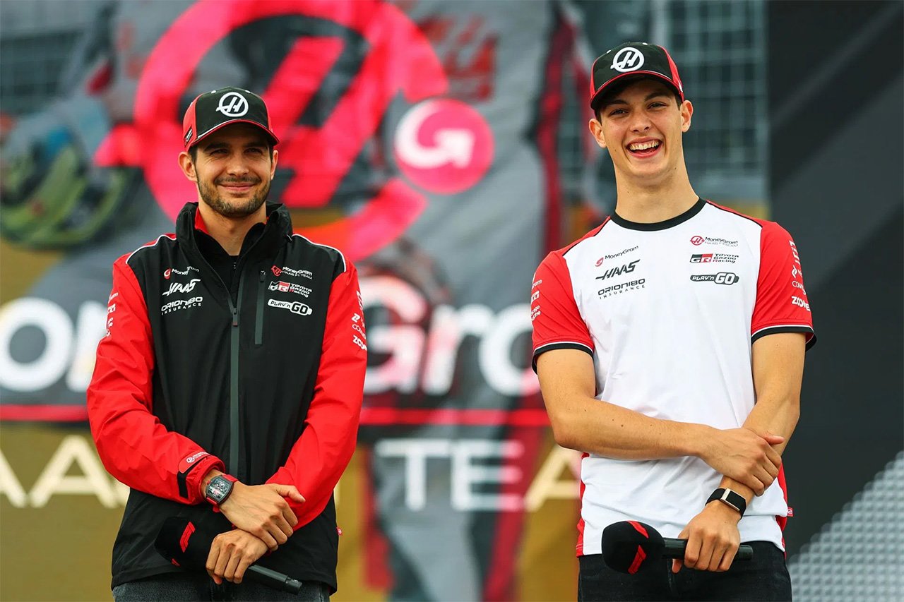 エステバン・オコン ハースF1の若き同僚“フーリガン”ベアマンを称賛