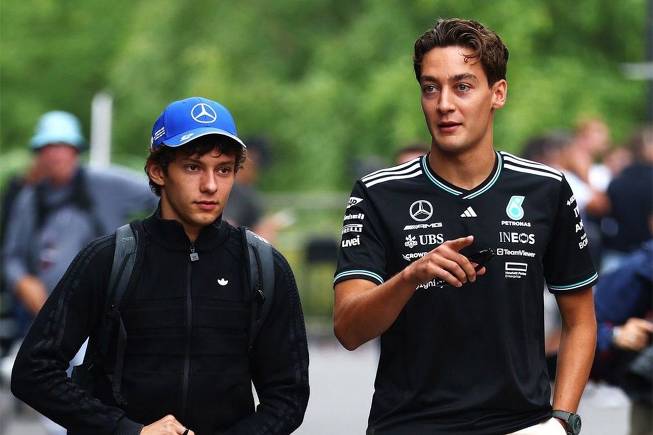 ジョージ・ラッセル アンドレア・キミ・アントネッリ F1 メルセデスAMG・ペトロナス・モータースポーツ