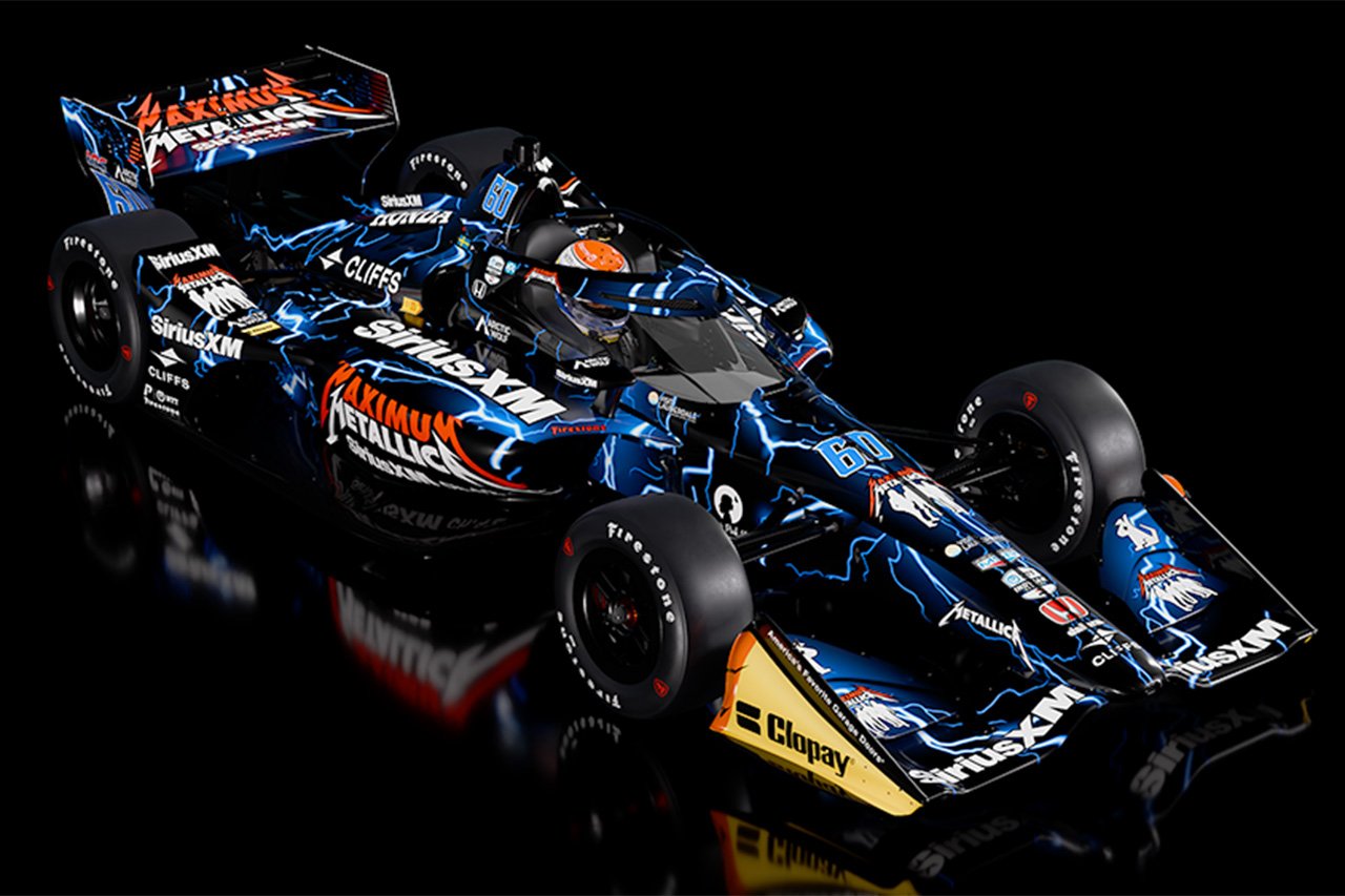 インディカー：Meyer Shank Racingが最終戦でメタリカと強烈なコラボ
