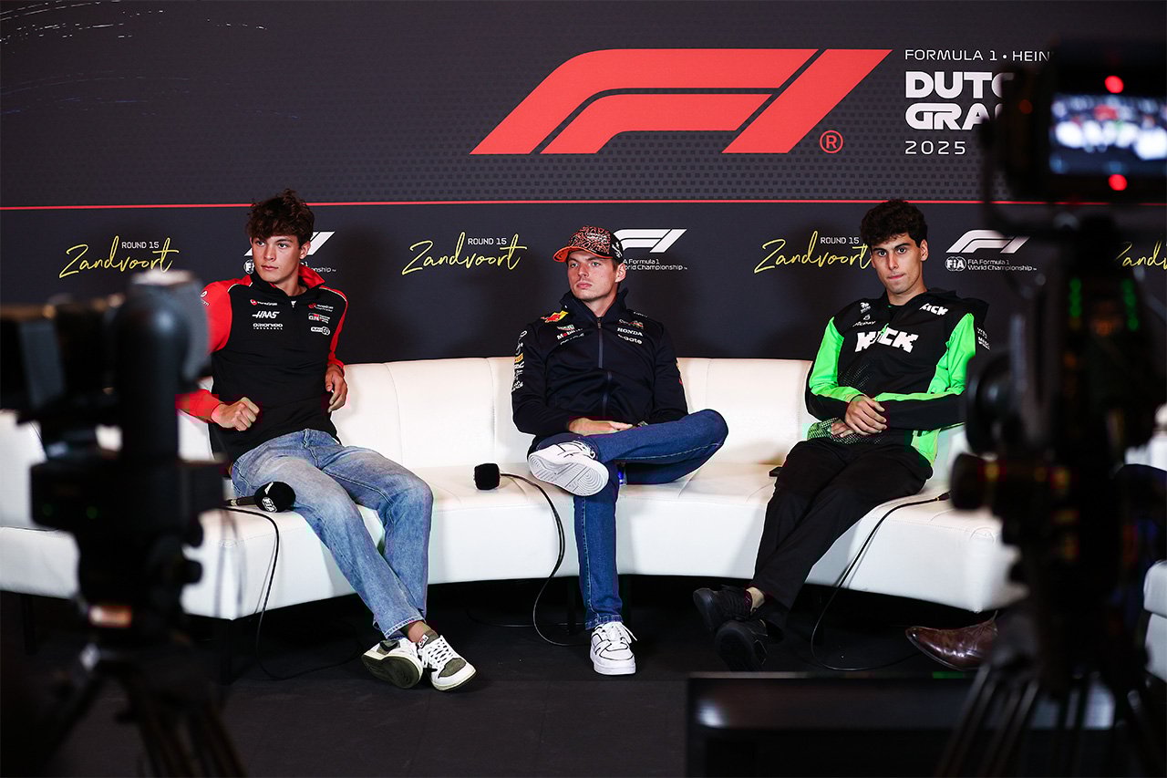 F1オランダGP：記者会見 Part.1 - フェルスタッペン、ベアマン、ボルトレト