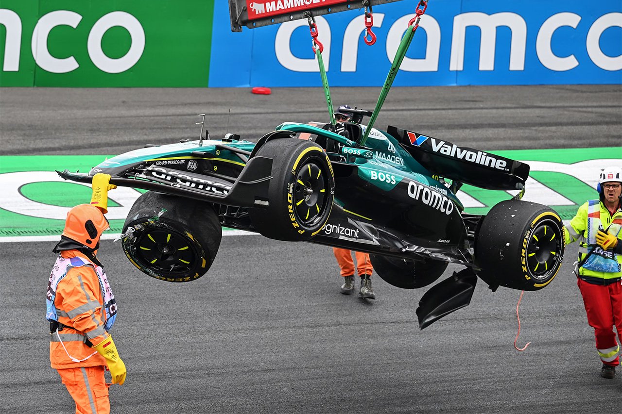 F1オランダGP フリー走行2回目 プレイバック:スピン・クラッシュ多発