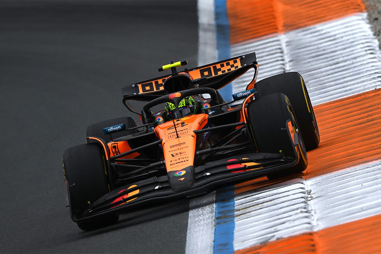 F1オランダGP FP2:連続トップのノリスにアロンソが迫る 角田裕毅7番手