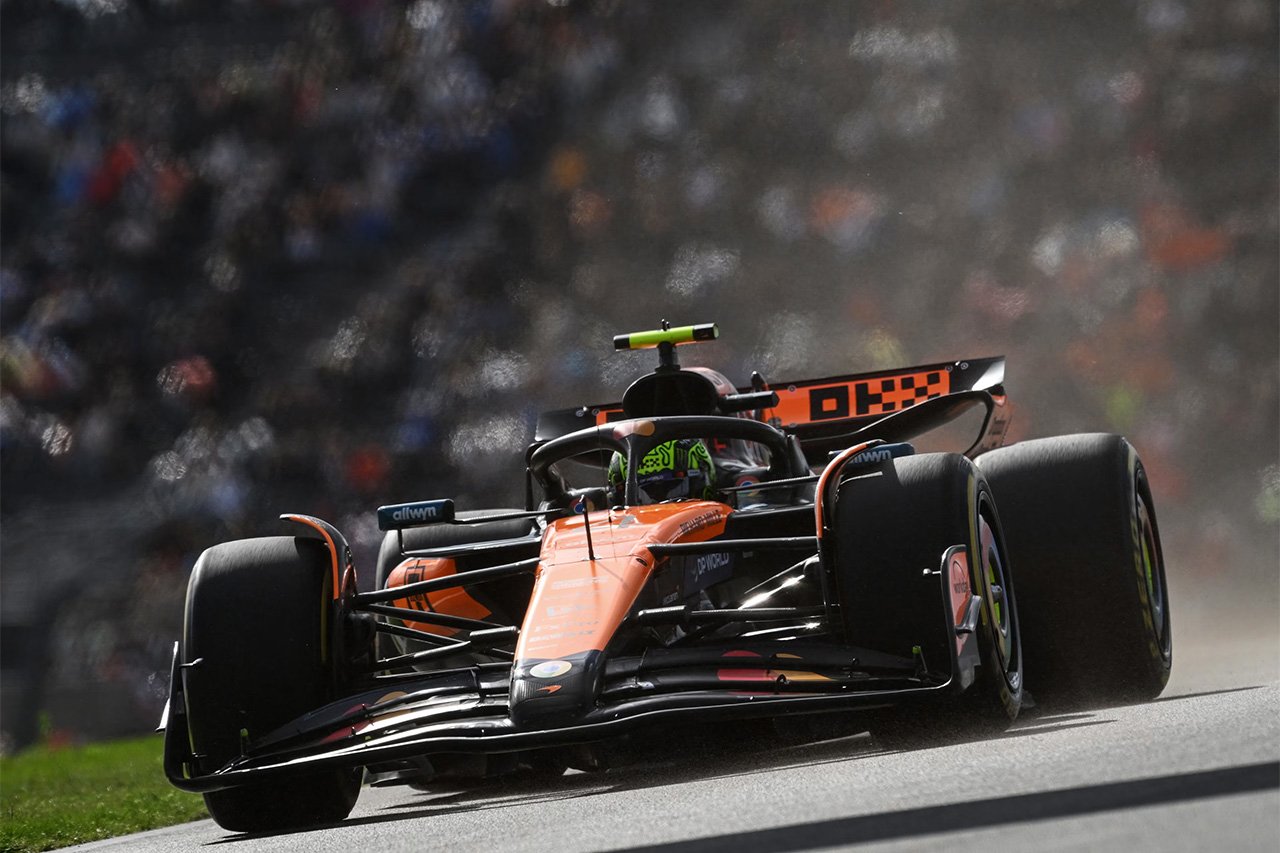 F1オランダGP FP3：ランド・ノリスが全プラクティス最速 角田裕毅12番手