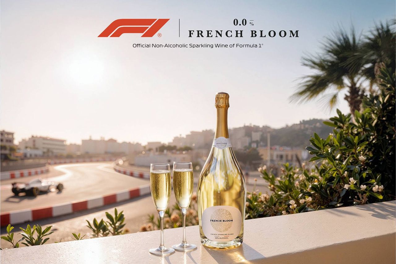 F1公式パートナーにフレンチ・ブルーム アルコールフリー時代へ