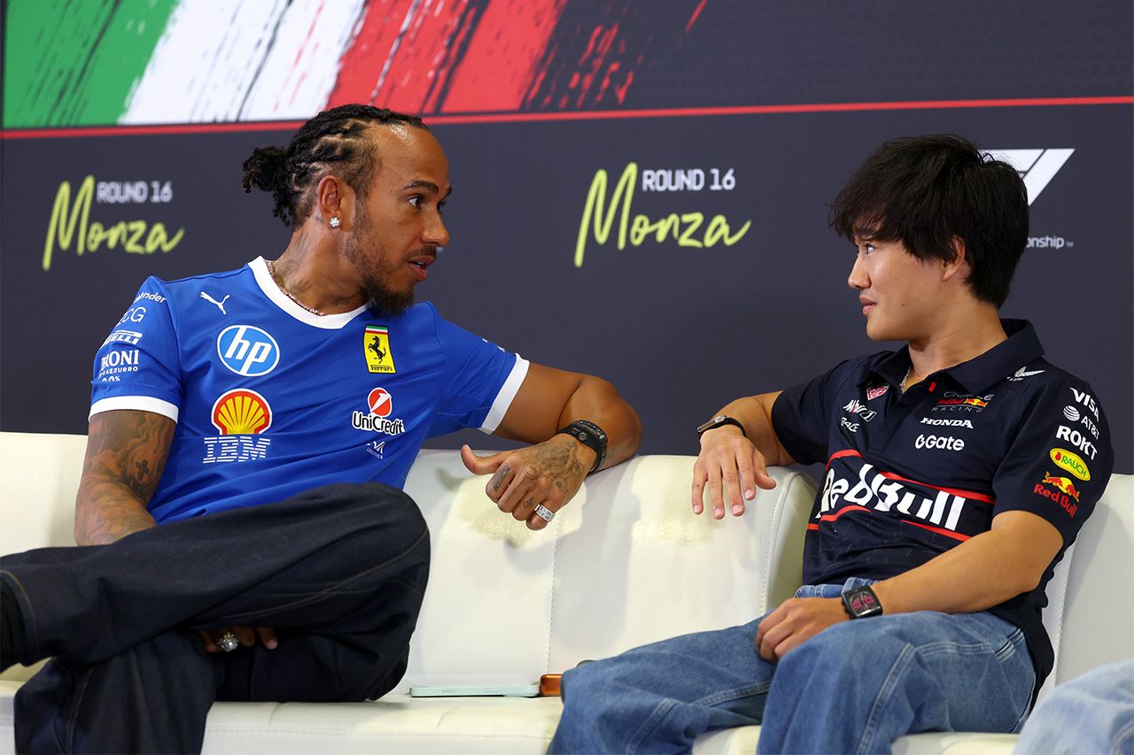 角田裕毅(レッドブル・レーシング) F1 イタリアグランプリ 記者会見