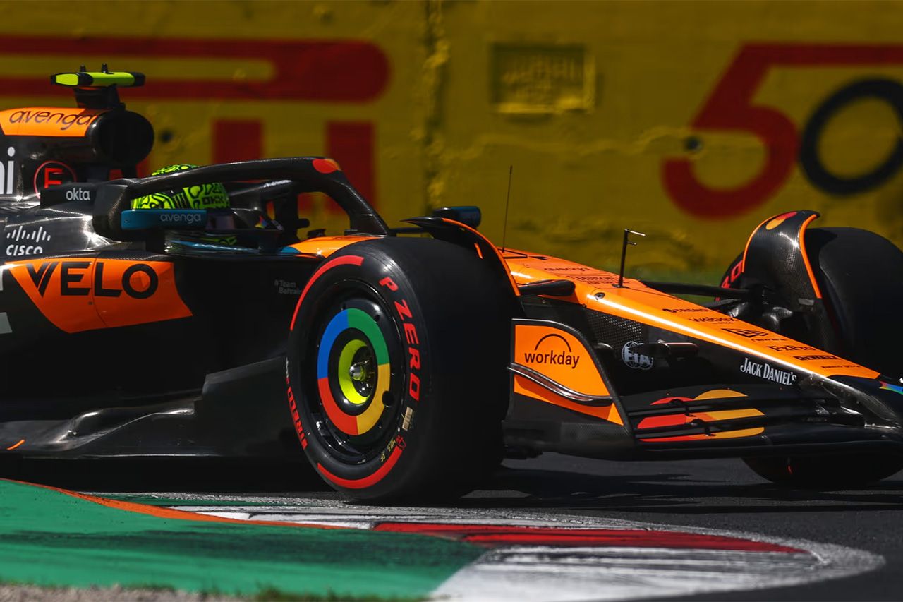 F1イタリアGP FP3:ノリス最速 ルクレールがマクラーレン分断 角田裕毅15位
