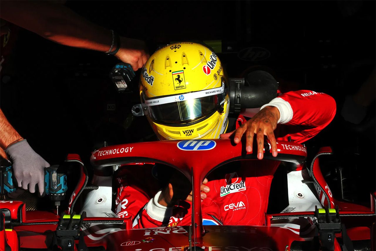 ルイス・ハミルトン F1イタリアGP初日「フェラーリでモンツァ走行は想像以上」