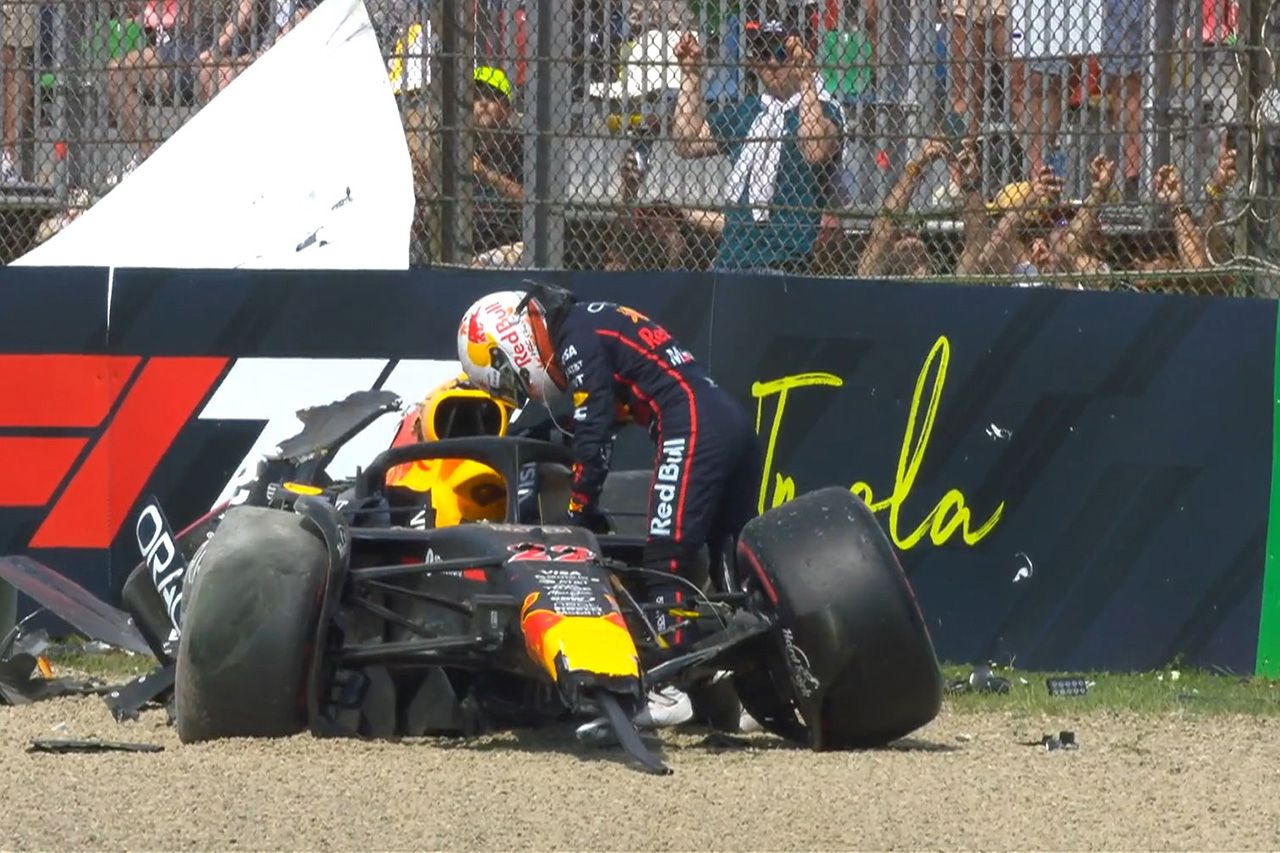 角田裕毅 F1イモラでの大クラッシュは「体がバラバラになると思った」
