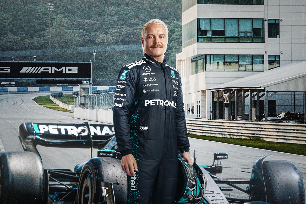 メルセデスF1 韓国でショーランイベント開催 ボッタスがW13をドライブ