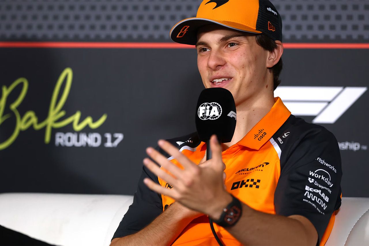 オスカー・ピアストリ F1アゼルバイジャンGP会見「方針は共有済み」