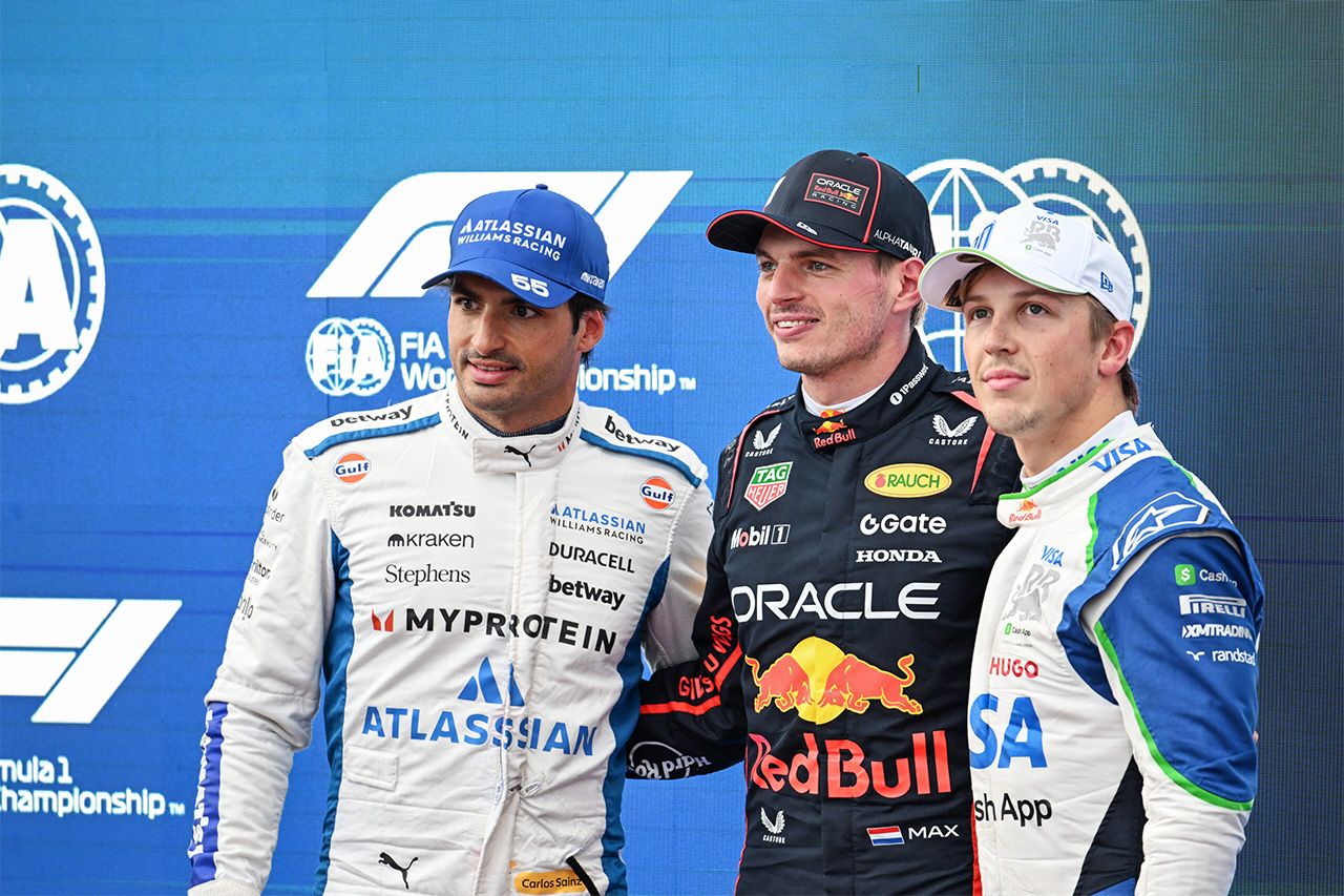 F1アゼルバイジャンGP 予選展開：赤旗6回の混乱 サインツ2位 ローソン3位