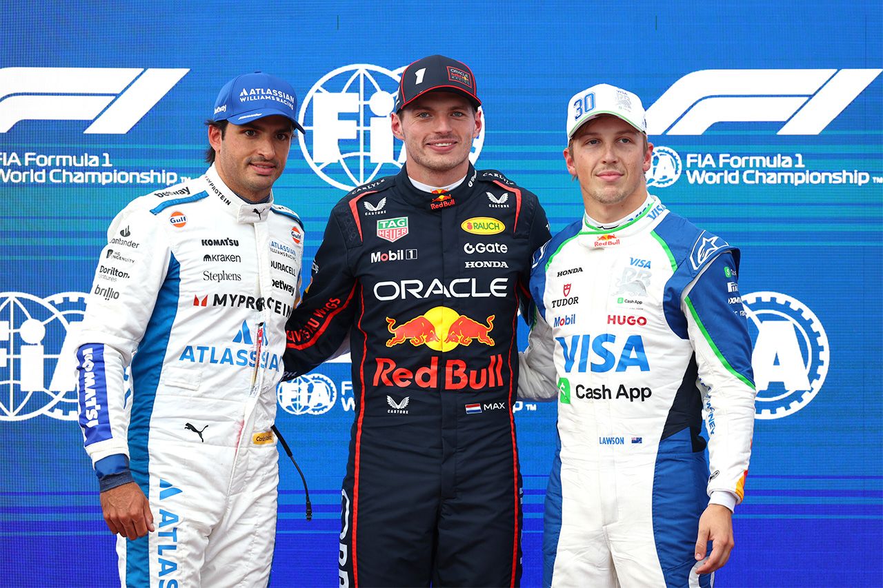 F1アゼルバイジャンGP 予選:フェルスタッペンがポール獲得 角田裕毅6番手