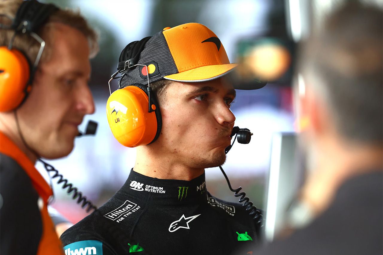 ランド・ノリス F1アゼルバイジャンGP初日のクラッシュに「悔しい」
