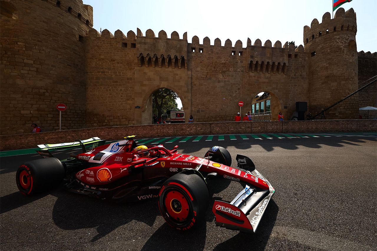 ルイス・ハミルトン(スクーデリア・フェラーリ) F1 アゼルバイジャンGP