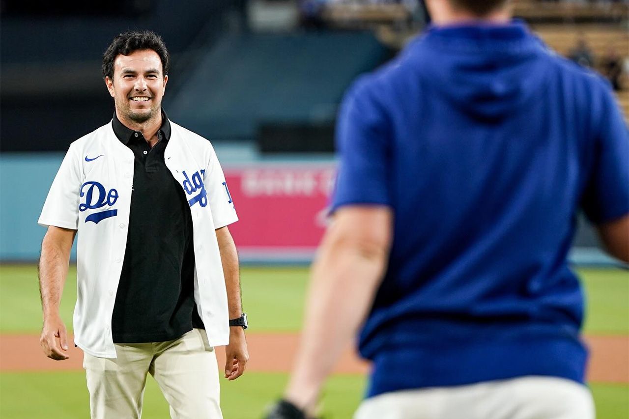 セルジオ・ペレス ドジャース戦で始球式「MLB選手なら大谷翔平になりたい」
