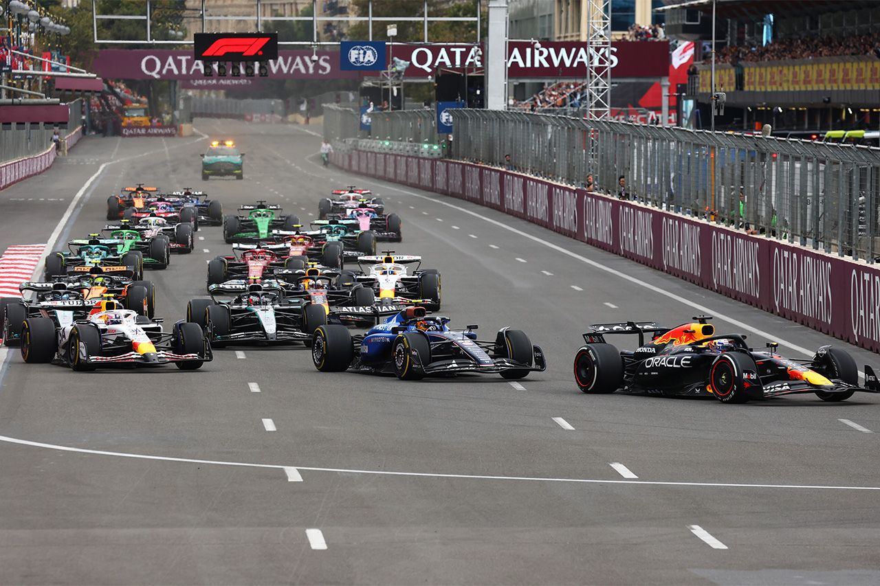 F1アゼルバイジャンGP 決勝 ハイライト動画:角田裕毅が6位入賞
