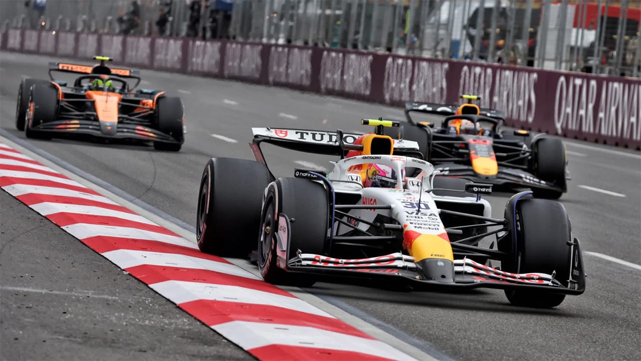 角田裕毅 F1 ランド・ノリス