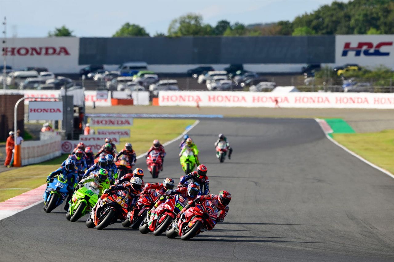 MotoGP日本GPスプリント バニャイア快勝 マルク・マルケスは2位