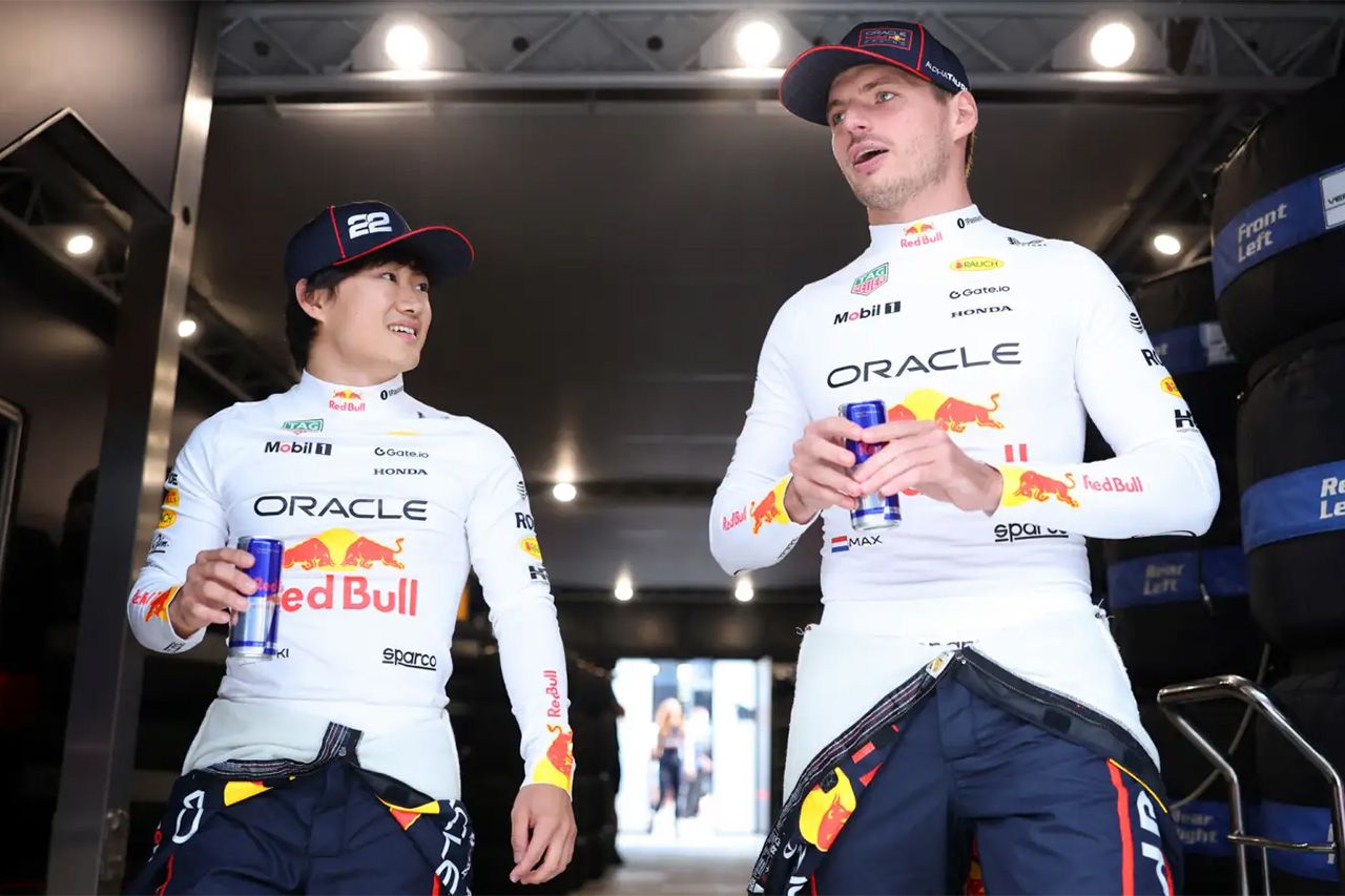 角田裕毅 レッドブルF1で突破口 フェルスタッペン「マシンの安定が助けに」