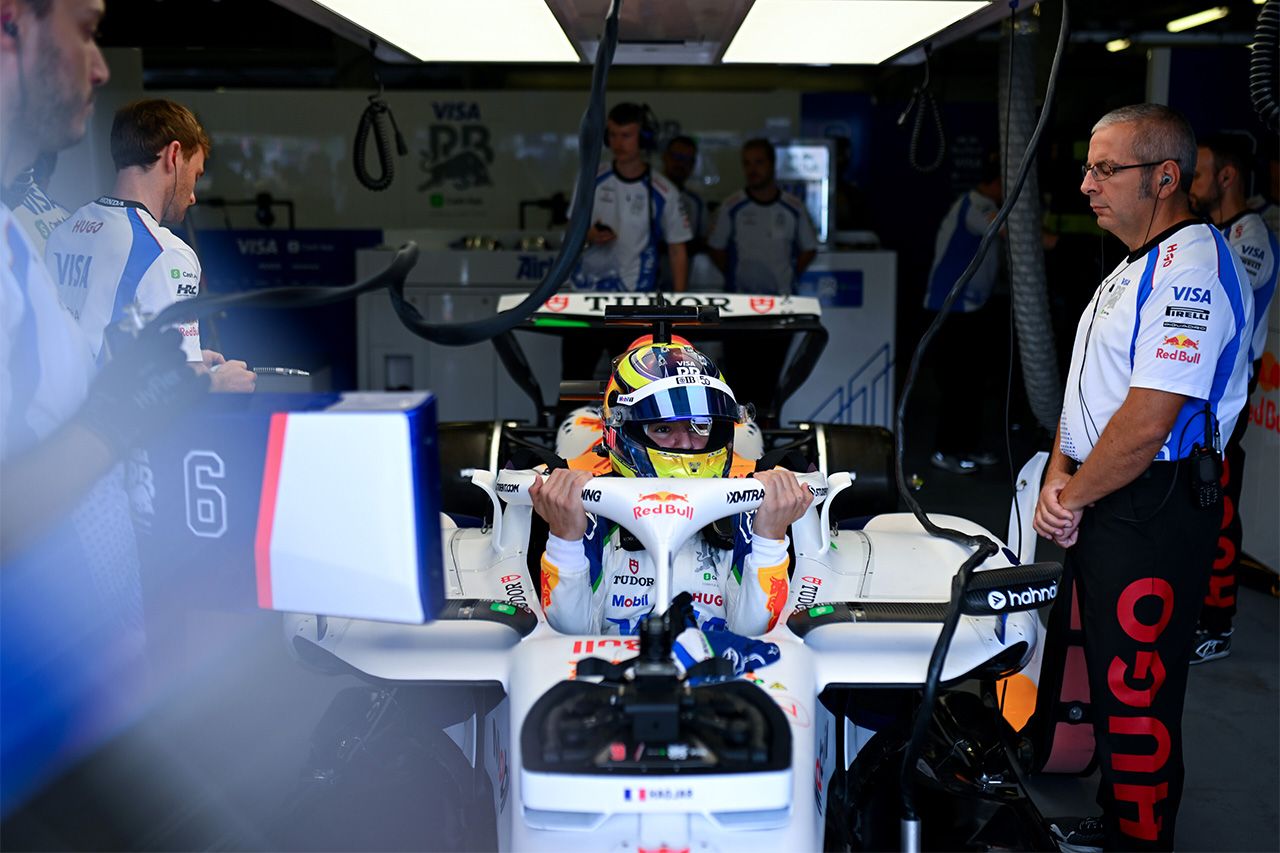 アイザック・ハジャー(ビザ・キャッシュアップ・RB・フォーミュラワン・チーム) F1 シンガポールグランプリ