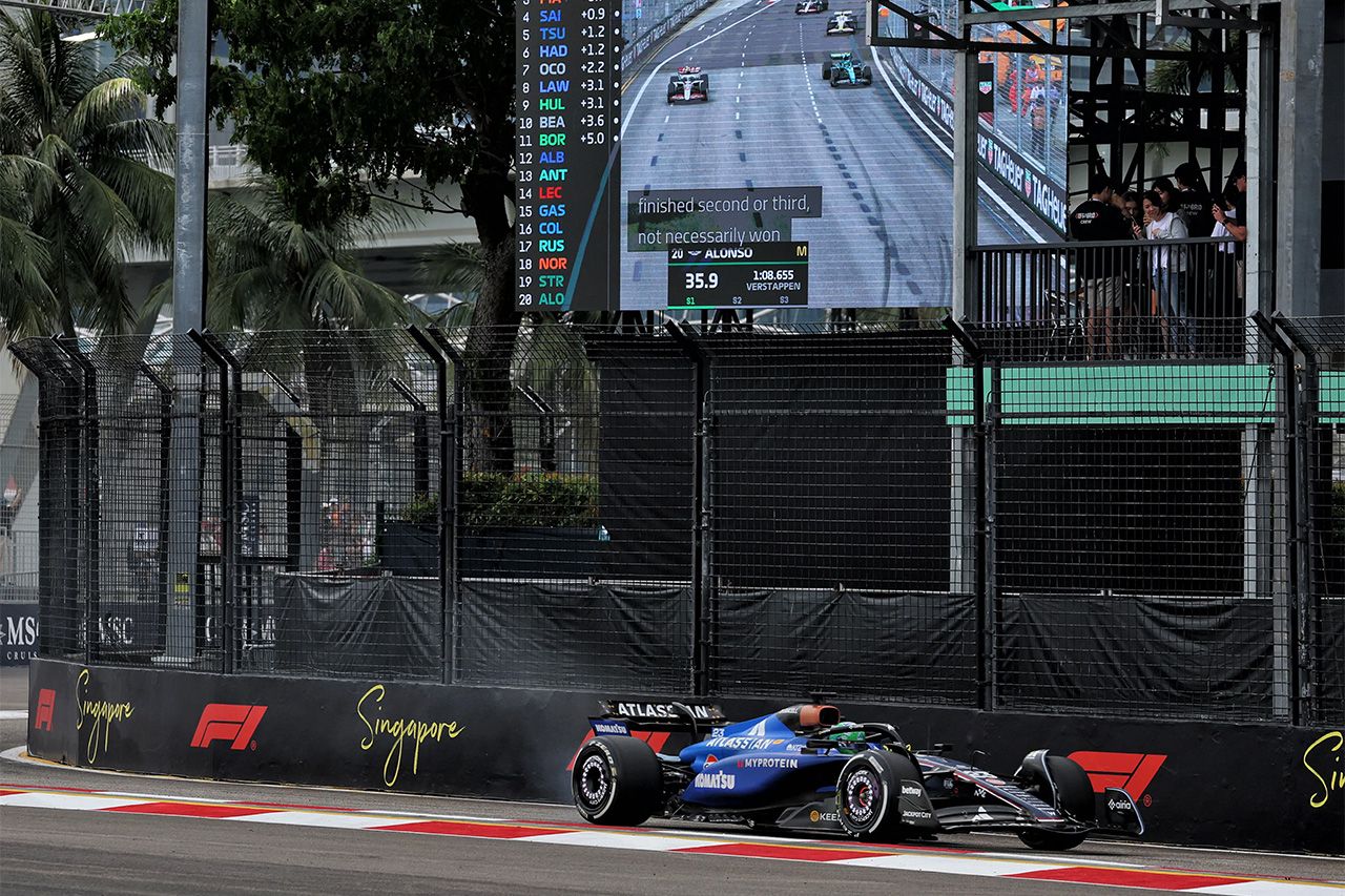 ウィリアムズF1 アレクサンダー・アルボン車が出火「リアエンドを丸ごと交換」