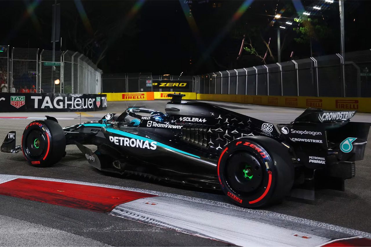 F1シンガポールGP 予選展開:ジョージ・ラッセルがコースレコードでPP獲得