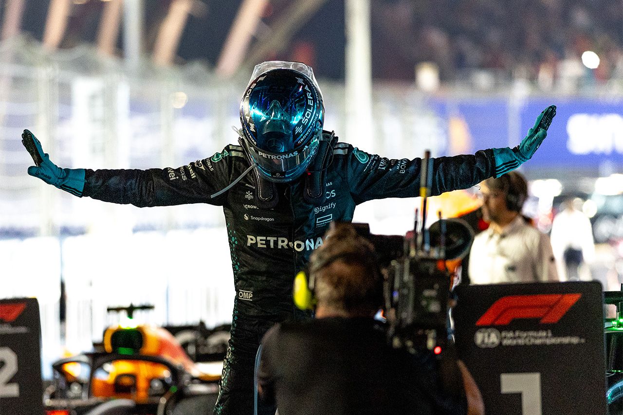ジョージ・ラッセル F1シンガポールGP優勝「2年前の借りを返せた」
