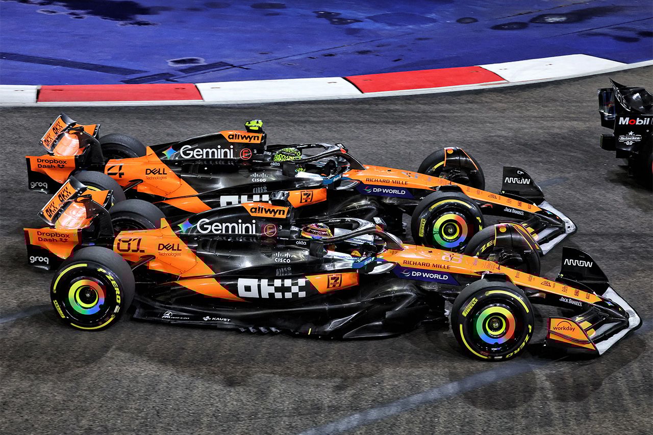 マクラーレン ピアストリの不満受けてF1シンガポールGPの接触を社内レビュー