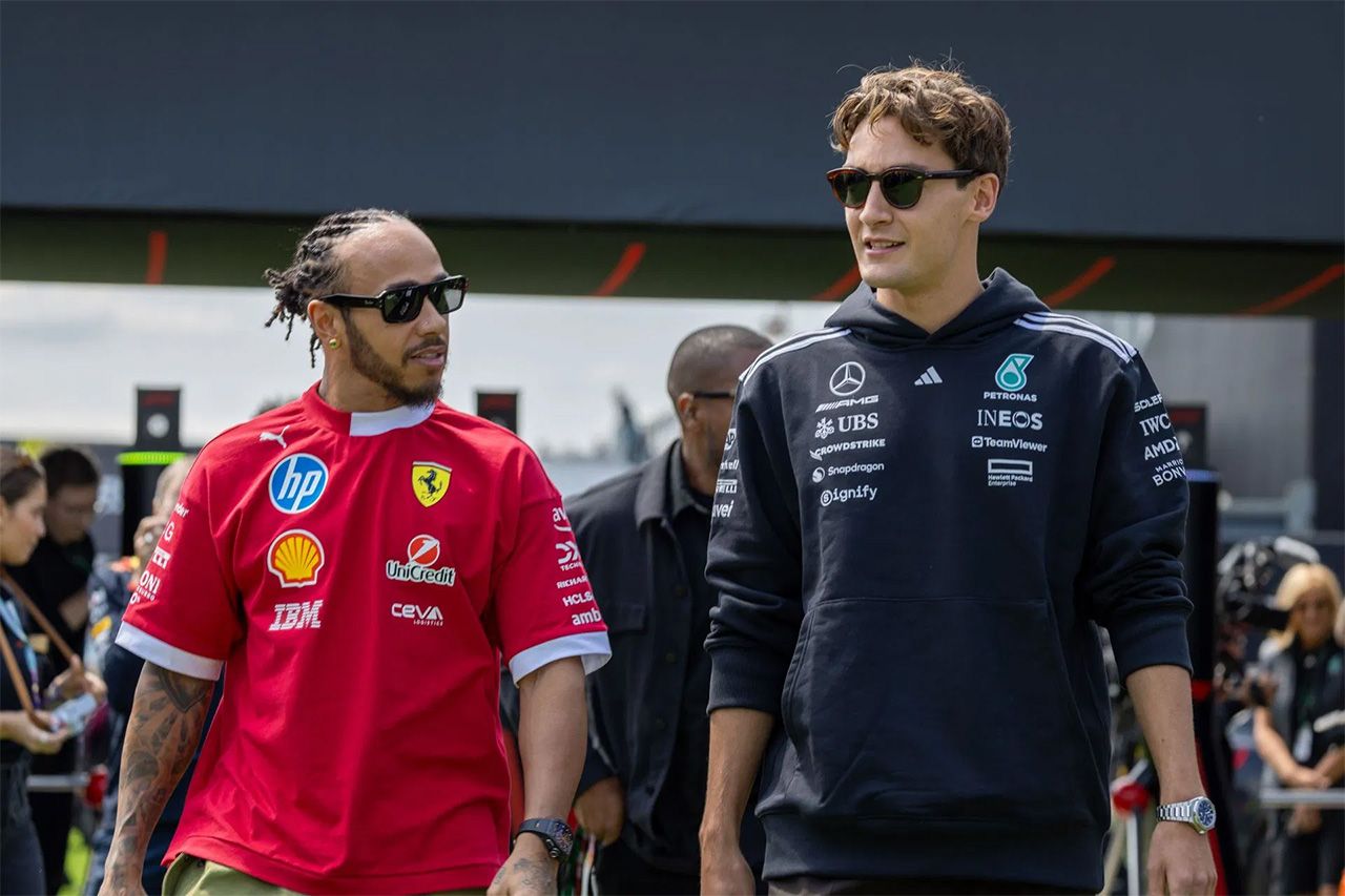 ルイス・ハミルトン ラッセルのF1シンガポールGP再現投稿に「誇りに思う」