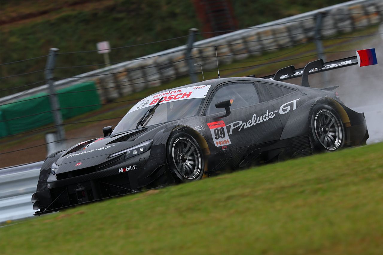 ホンダ スーパーGTもてぎで2026年GT500「プレリュード」を初披露デモラン