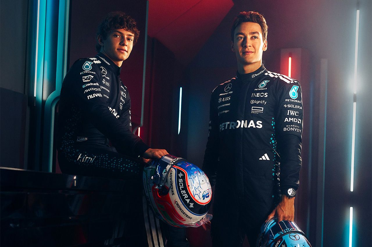 メルセデスF1 2026年もラッセル＆アントネッリ続投を正式発表